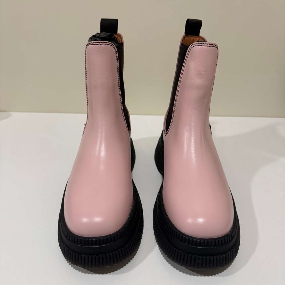 * NEW Ganni Creepers Chelsea Boot in Pale Lilac BT - Picture 5 of 12